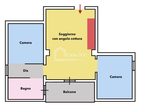 Trilocale in vendita a Lacchiarella